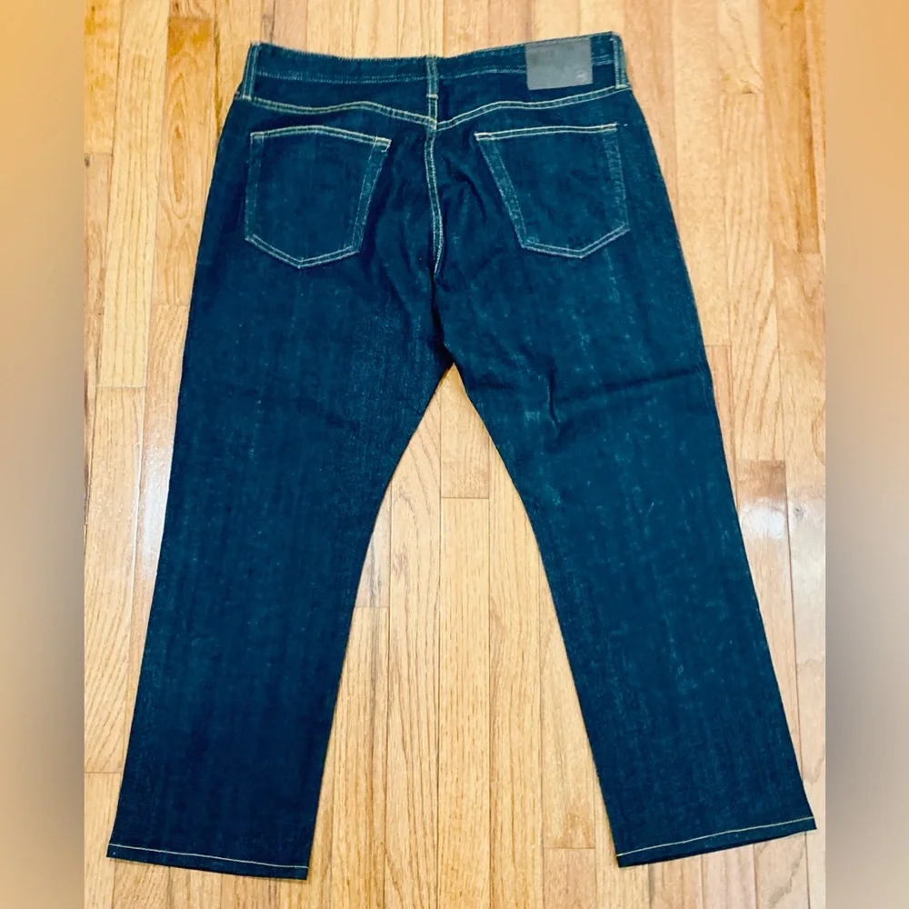 AG Adriano Goldschmied Jeans Mens 36 х 32 Blue Slim Straight Leg - Picture 4 of 17